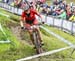 Linda Indergand (Sui) Focus XC Team 		CREDITS:  		TITLE: 2018 UCI World Cup Albstadt 		COPYRIGHT: Rob Jones/www.canadiancyclist.com 2018 -copyright -All rights retained - no use permitted without prior; written permission