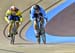 Lauriane Genest vs Liubov Basova (Ukraine) 		CREDITS:  		TITLE: Tissot Track Cycling World Cup 2018, Round 3 		COPYRIGHT: Guy Swarbrick all rights retained