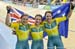 Australia celebrates 		CREDITS:  		TITLE: Commonwealth Games, Gold Coast 2018 		COPYRIGHT: Rob Jones/www.canadiancyclist.com 2018 -copyright -All rights retained - no use permitted without prior; written permission