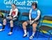 Lauriane Genest (Canada) and Lauren Bate (England) wait to start 		CREDITS:  		TITLE: Commonwealth Games, Gold Coast 2018 		COPYRIGHT: Rob Jones/www.canadiancyclist.com 2018 -copyright -All rights retained - no use permitted without prior; written permiss