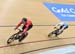 1-8 Final, Hugo Barrette vs Lewis Oliva (Wales) 		CREDITS:  		TITLE: Commonwealth Games, Gold Coast 2018 		COPYRIGHT: Rob Jones/www.canadiancyclist.com 2018 -copyright -All rights retained - no use permitted without prior; written permission