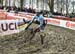Things begin to go sideways 		CREDITS:  		TITLE: 2018 Cyclo-cross World Championships, Valkenburg NED 		COPYRIGHT: Rob Jones/www.canadiancyclist.com 2018 -copyright -All rights retained - no use permitted without prior; written permission
