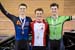Ethan Ogrodniczuk; Riley Pickrell; Tyler Davies 		CREDITS:  		TITLE: 2018 Junior, U17 and Para Track Nationals 		COPYRIGHT: ?? 2018 Ivan Rupes