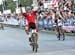 Sam Gaze (Specialized Racing) takes the win 		CREDITS:  		TITLE: 2018 UCI World Cup Nove Mesto 		COPYRIGHT: Rob Jones/www.canadiancyclist.com 2018 -copyright -All rights retained - no use permitted without prior; written permission