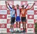 Podium: l to r - Ben Perry, Antoine Duchesne, Nigel Ellsay 		CREDITS:  		TITLE: Canadian Road National Championships - RR 		COPYRIGHT: Rob Jones/www.canadiancyclist.com 2018 -copyright -All rights retained - no use permitted without prior; written permiss