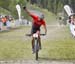 Raphael Gagne finishing 2nd 		CREDITS:  		TITLE: 2018 MTB XC Championships 		COPYRIGHT: Rob Jones/www.canadiancyclist.com 2018 -copyright -All rights retained - no use permitted without prior; written permission