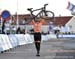 Mathieu van der Poel (Netherlands) celebrates his win 		CREDITS:  		TITLE: 2019 Cyclocross World Championships, Denmark 		COPYRIGHT: Rob Jones/www.canadiancyclist.com 2019 -copyright -All rights retained - no use permitted without prior, written permissio