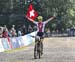 Jacqueline Schneebeli (Switzerland) wins 		CREDITS:  		TITLE: World MTB Championships, 2019 		COPYRIGHT: Rob Jones/www.canadiancyclist.com 2019 -copyright -All rights retained - no use permitted without prior, written permission